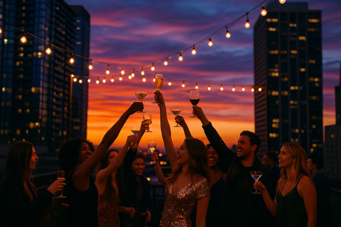 Sunset Spritz Social gathering